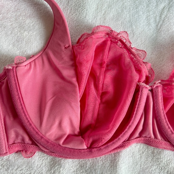 Cacique Pink Unlined Balconette 38DD - Picture 9 of 11